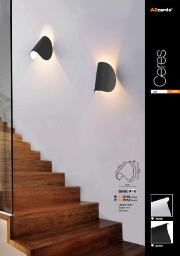 Настенный светильник Azzardo AZ2798 Ceres (white)