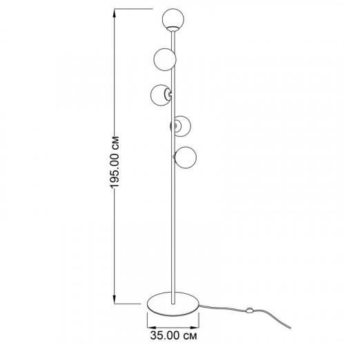 Торшер Imperium Light 140530.01.01 Frost