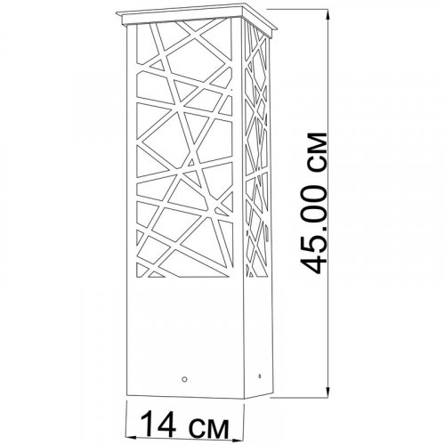 Уличный столбик Imperium Light 194145.05.01 Manhattan