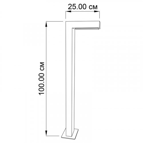 Вуличний стовпчик Imperium Light 3781100.05.92 Brooklyn 