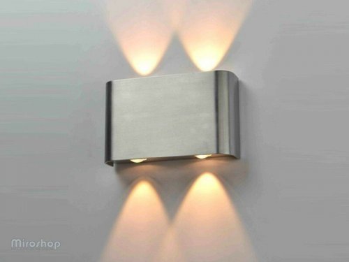 Бра  Azzardo  AZ0765  Ginno  2  (aluminium)  (GM1200-ALU)  (76067)