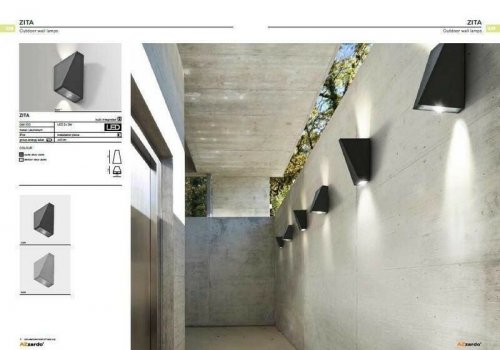 Вуличний світильник Azzardo AZ0778 Zita (grey) (GM1103-DGR) (76194)