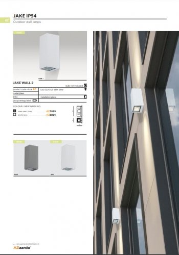 Настінний світильник Azzardo AZ3323 Jake (dark grey)