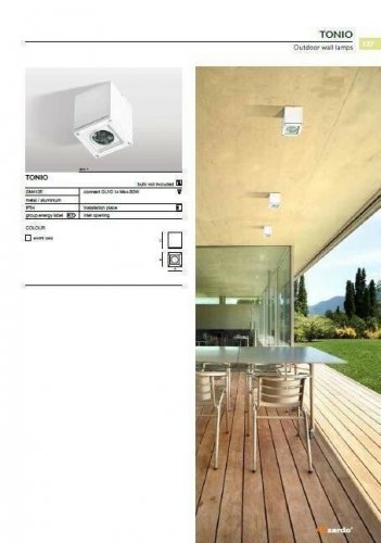 Вуличний світильник Azzardo AZ0870 Tonio (white) (GM4103-WH) (76183)