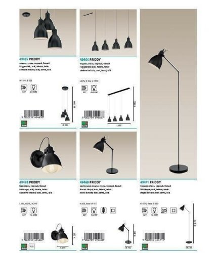 Бра Eglo 49468 Priddy (82693)