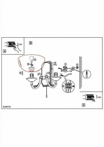 Бра Eglo 82752 Savoy (30036)