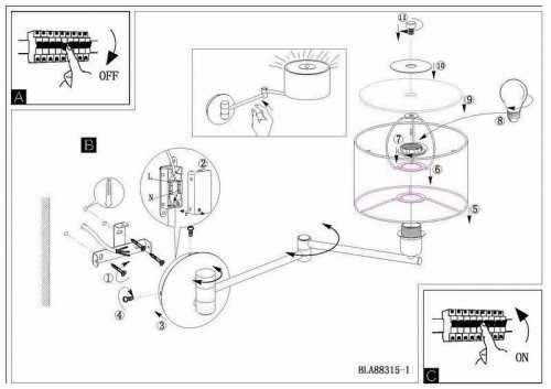 Бра Eglo 88563 Halva (30117)