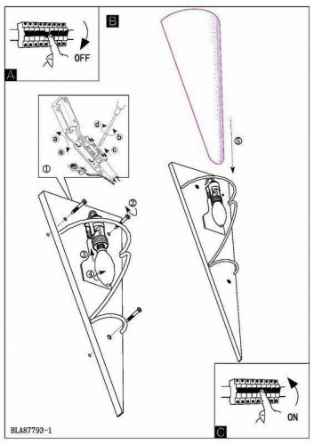 Бра Eglo 87793 Pascal 1 (36281)