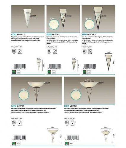 Бра Eglo 87793 Pascal 1 (36281)