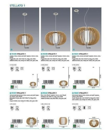 Бра Eglo 95602 Stellato 1 (89414)