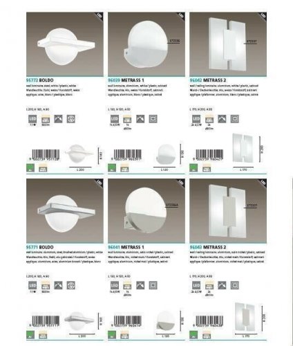 Бра Eglo 96041 Metrass 1 (89425)