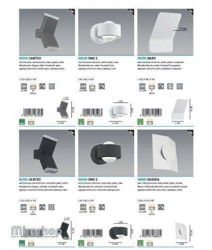 Бра Eglo 96706 Cantzo (95956)