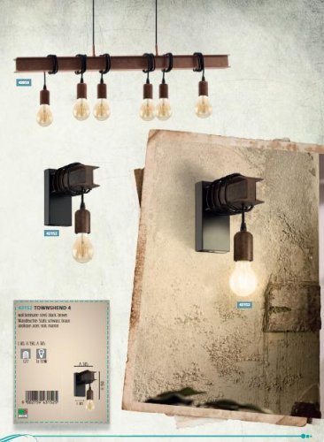 Настінний світильник Eglo 43152 Townshend