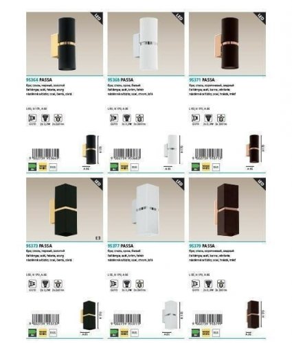 Бра Eglo 95364 Passa (88585)