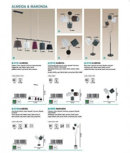 Бра Eglo 95193 Almeida (89155)