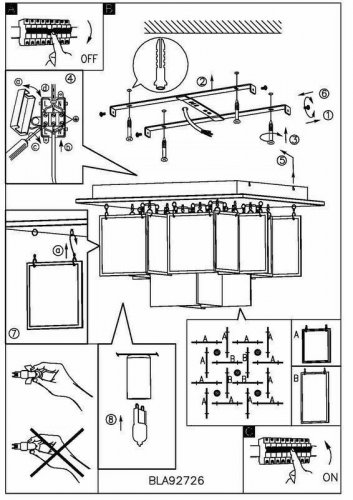 Люстра Eglo 92726 Condrada 1 (57917)
