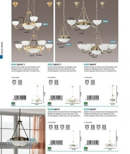 Люстра Eglo 95915 Savoy 1 (89254)