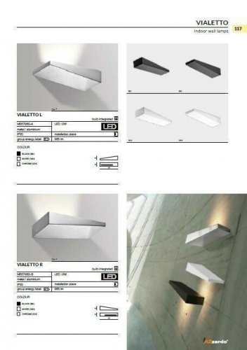 Бра Azzardo AZ0577 Vialetto R (chrome) (MB5798-R-CH) (76191)