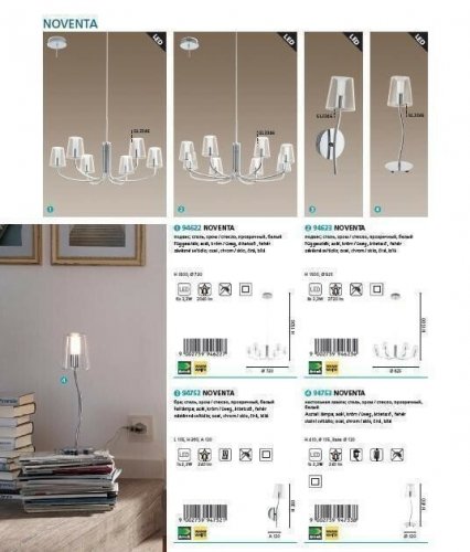 Люстра Eglo 94622 Noventa (83034)