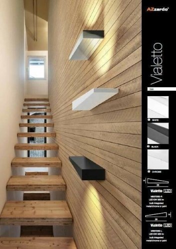 Бра Azzardo AZ0577 Vialetto R (chrome) (MB5798-R-CH) (76191)