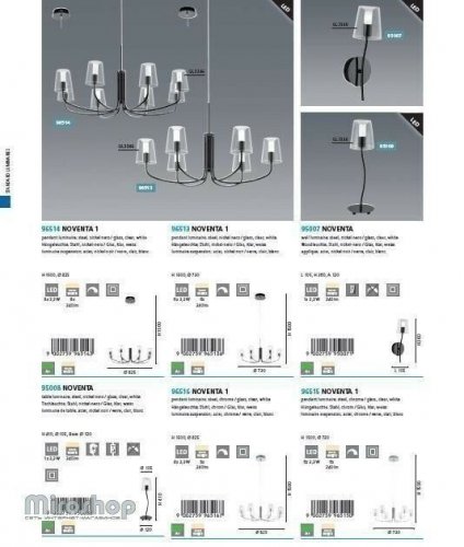 Люстра Eglo 96515 Noventa 1