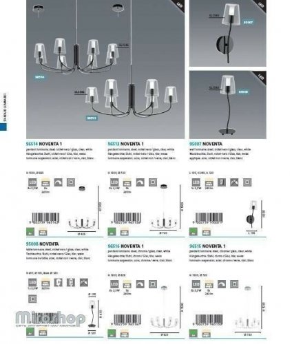 Люстра  Eglo  96514  Noventa  1  (95817)