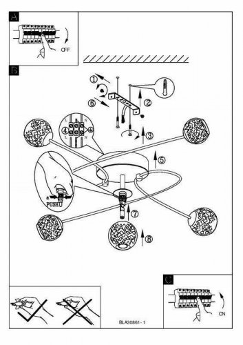 Люстра Eglo 30861 Altone