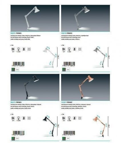 Настільна лампа Eglo 32091 Firmo (89302)