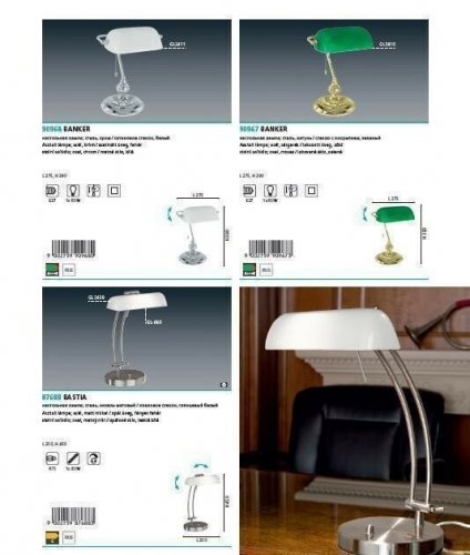 Настільна лампа Eglo 90967 Banker (35993) 