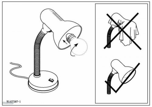 Настольная лампа Eglo 9228 Basic (35996)