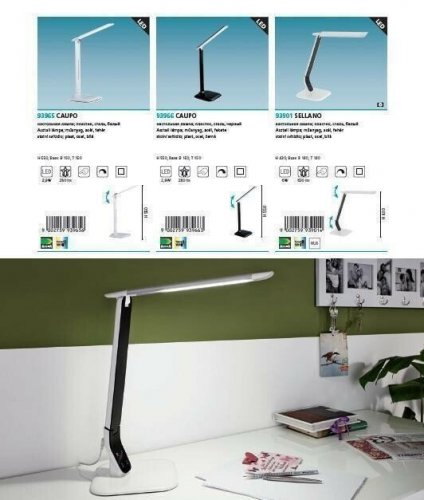 Настільна лампа Eglo 93901 Sellano (69464) 