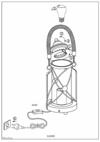 Настільна лампа Eglo 49283 Bradford (74507) 
