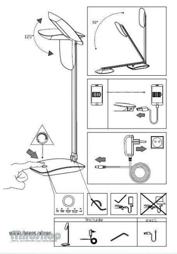 Настільна лампа Eglo 95694 Cajero (89327)