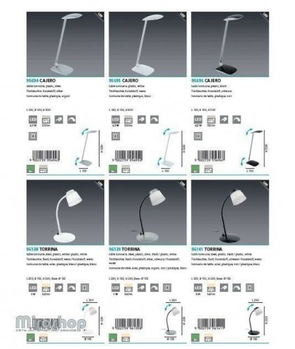 Настільна лампа Eglo 95694 Cajero (89327)