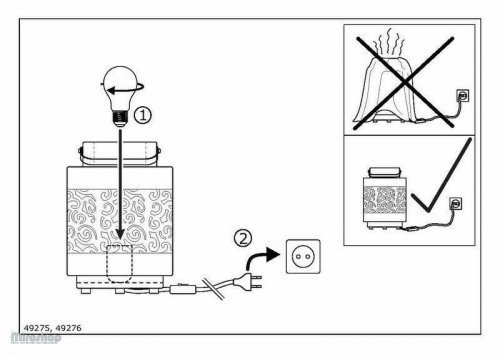 Настільна лампа Eglo 49276 Talbot (74513)