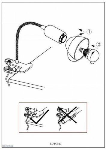 Настольная лампа Eglo 92932 Dakar 3 (58017)