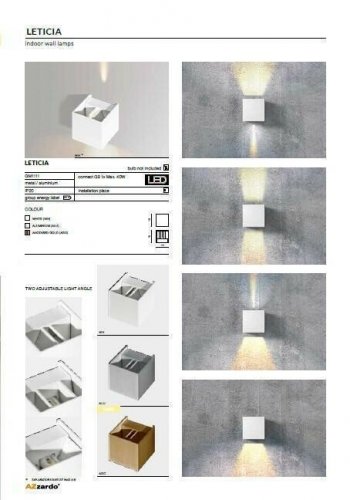 Бра Azzardo AZ0951 Leticia (white) (GM1111-WH) (15823)