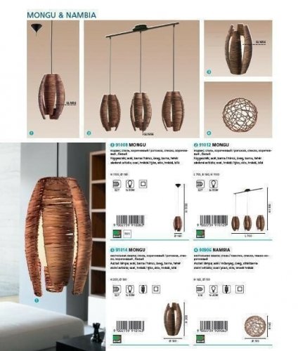 Настільна лампа Eglo 91014 Mongu (35357)