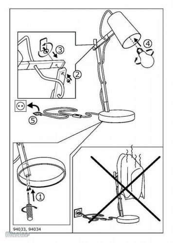 Настільна лампа Eglo 94033 Torona