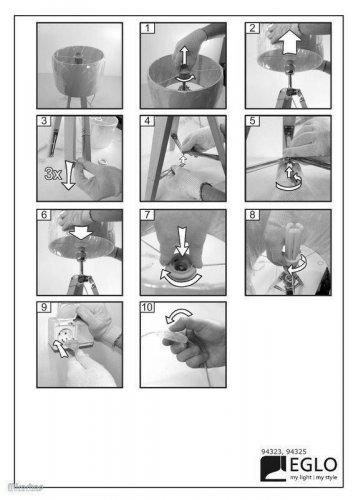 Настольная лампа Eglo 94325 Lantada (82856)