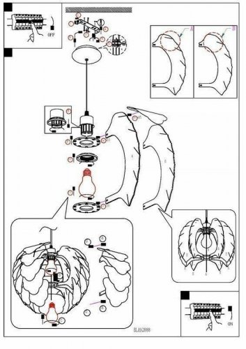 Подвесной светильник Eglo 92888 Filetta (57995)
