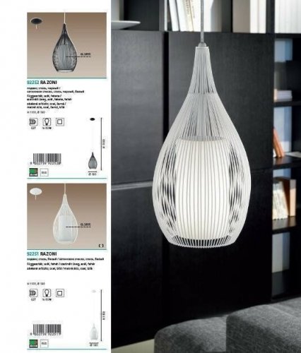 Светильник подвесной Eglo 92251 Razoni (44332)