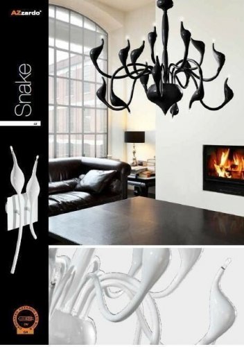 Люстра Azzardo AZ0045 Snake (white) (MD6230-12-WH) (15322)