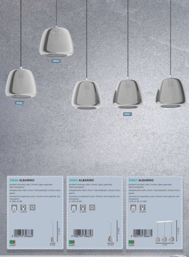 Підвісний світильник Eglo 39666 ALBARINO