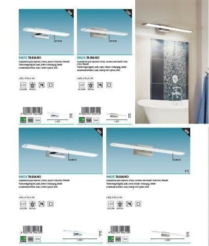 Підсвічування для картин Eglo 94613 Tabiano (83027)