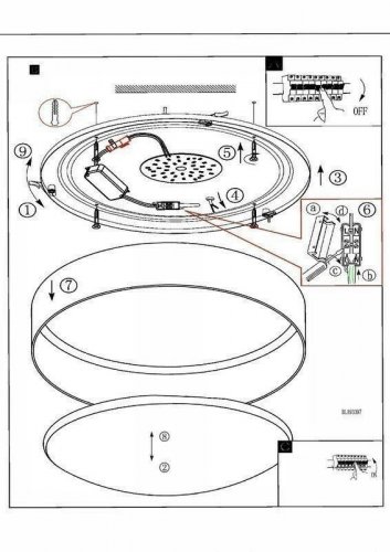 Стельовий світильник Eglo 93397 Palomaro (69264)