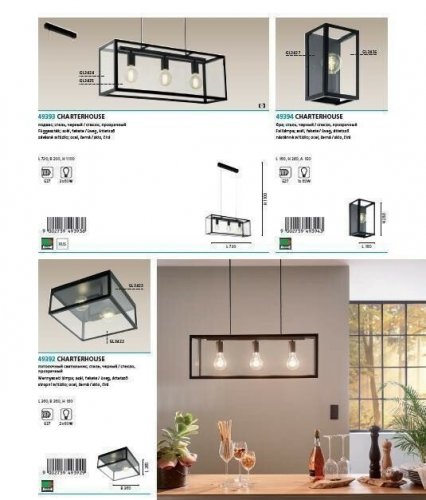 Потолочный светильник Eglo 49392 Charterhouse (82672)