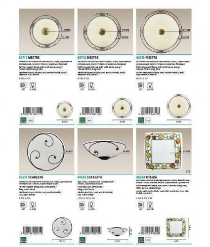 Стельовий світильник Eglo 86713 Mestre (32529)