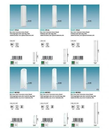 Стельовий світильник Eglo 83405 Zola (36193)