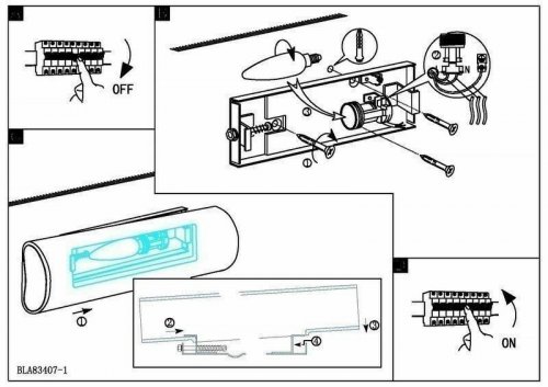 Стельовий світильник Eglo 83407 Zola (36195) 